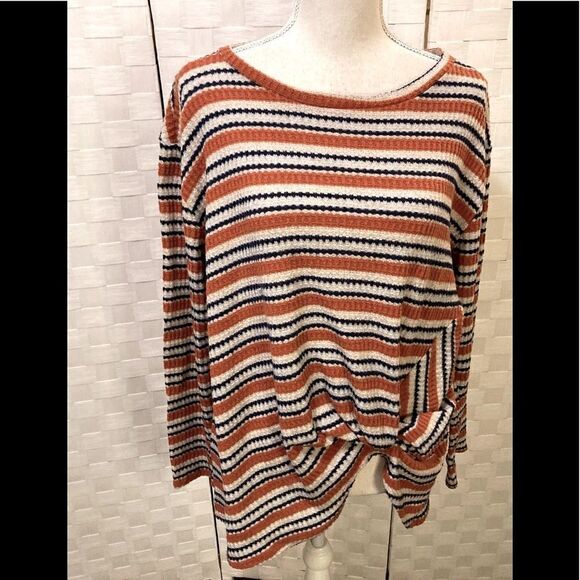 Striped scoop neck sweater Small - Picture 4 of 6